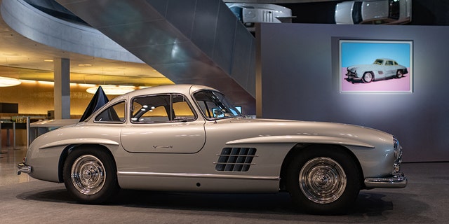 Andy Warhol used this Mercedes-Bens 300 SL for a series of artworks.